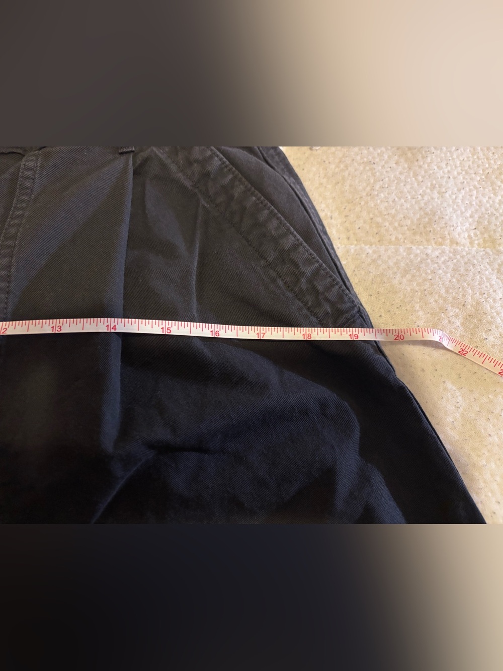 Everlane ultra Wide Leg Cropped Pants Organic Cotton Charcoal Gray Size 8-10 - Picture 11 of 15